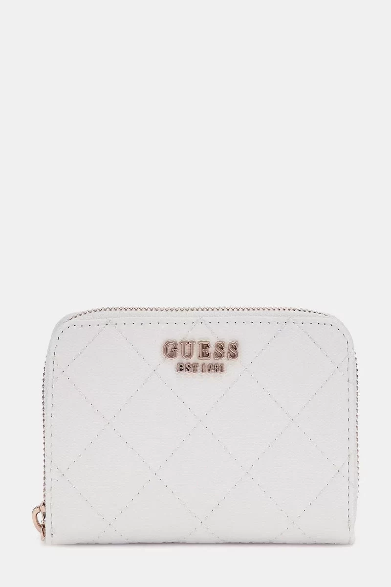Guess Laurel Slg Medıum Zıp Around Kadın Beyaz Cüzdan SWGG8500140-WHI