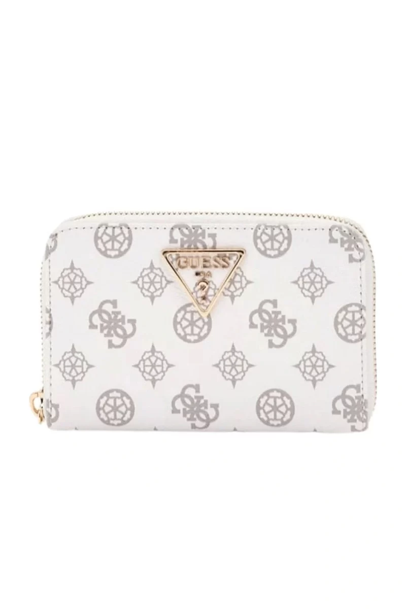 Guess Laurel Slg Medıum Zıp Around Kadın Beyaz Cüzdan SWPG8500140-WLO