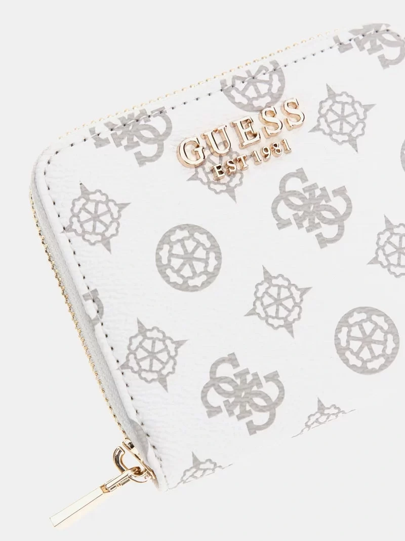 Guess Laurel Slg Small Zıp Around Kadın Beyaz Cüzdan SWPG8500137-WLO