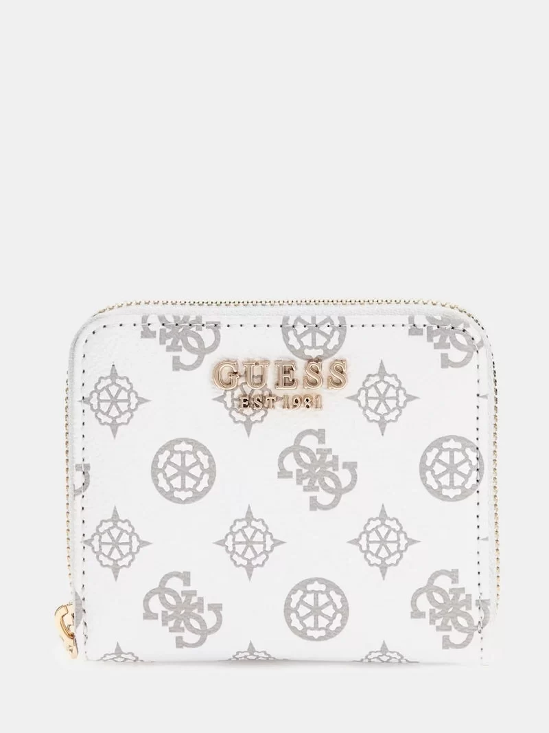Guess Laurel Slg Small Zıp Around Kadın Beyaz Cüzdan SWPG8500137-WLO