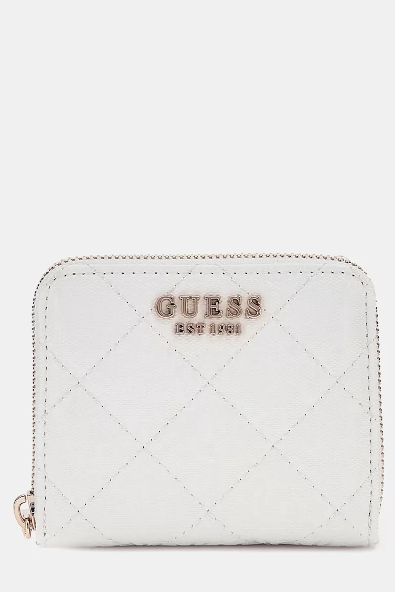 Guess Laurel Slg Small Zıp Around Kadın Beyaz Cüzdan SWGG8500137-WHI