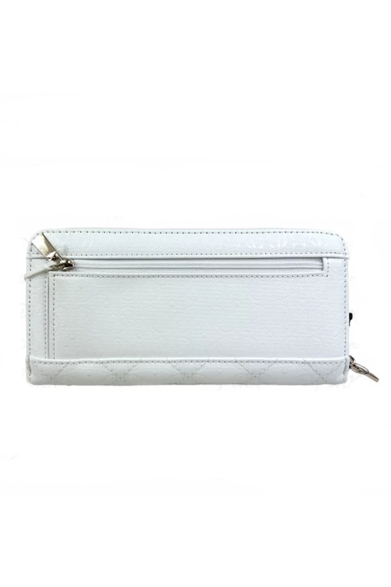 Guess Laurel Slg Large Zıp Around Kadın Beyaz Cüzdan SWGG8500146-WHI