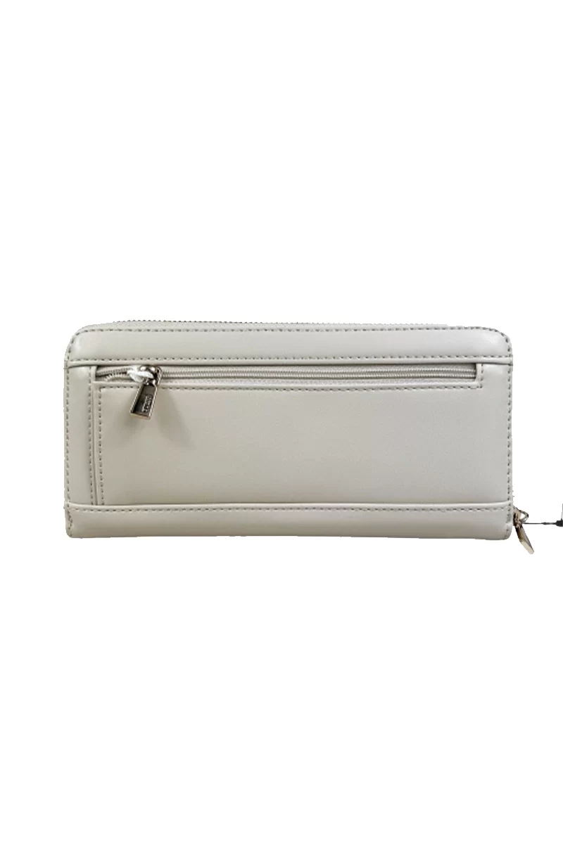 Guess Laurel Slg Large Zıp Around Kadın Ekru Cüzdan SWVC8500146-BON