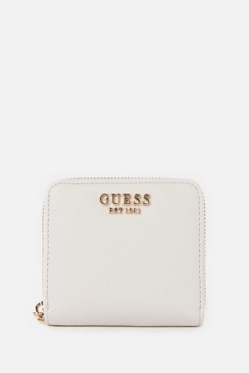 Guess Laurel Slg Small Zıp Around Kadın Krem Cüzdan SWBG8500137-IVO