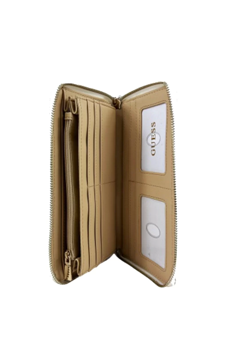Guess Laurel Slg Cheque Organızer Kadın Beyaz Cüzdan SWGG8500163-WHI