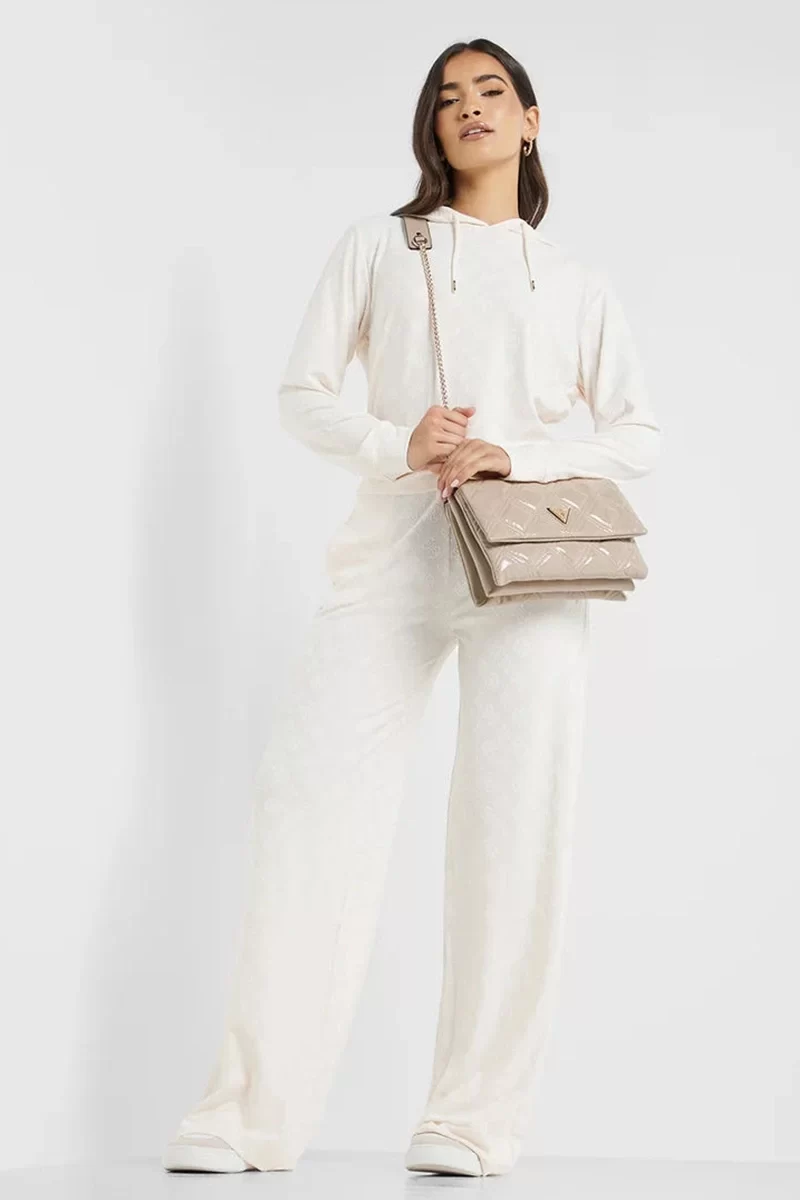 Guess Monıca Long Pant Kadın Beyaz Eşofman Altı V5RB21KCLG2-P6EB