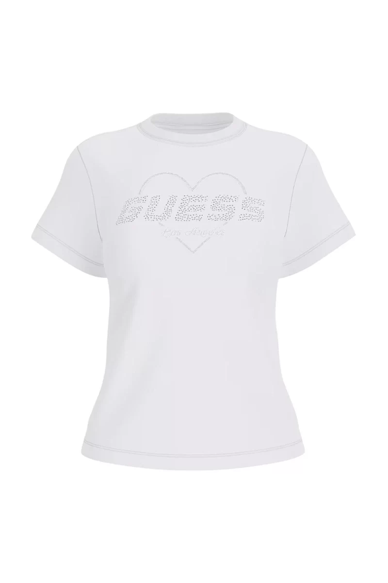 Guess Narcıso Cn T-Shırt Kadın Beyaz T-Shirt V5GI10K9RM1-G011