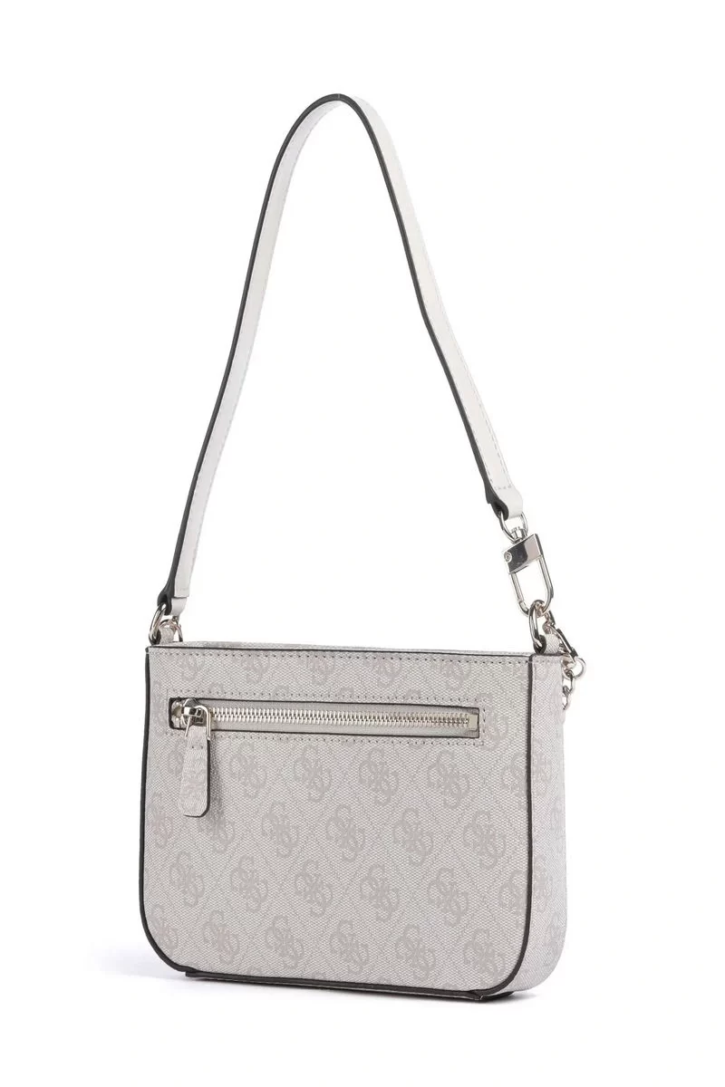 Guess Noelle Mını Top Zıp Shoulder Kadın Krem Omuz Çantası HWBD7879720-DVL