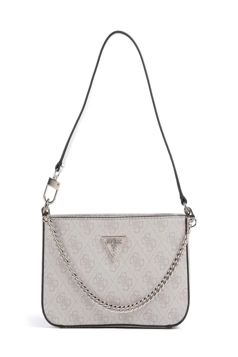 Guess Noelle Mını Top Zıp Shoulder Kadın Krem Omuz Çantası HWBD7879720-DVL