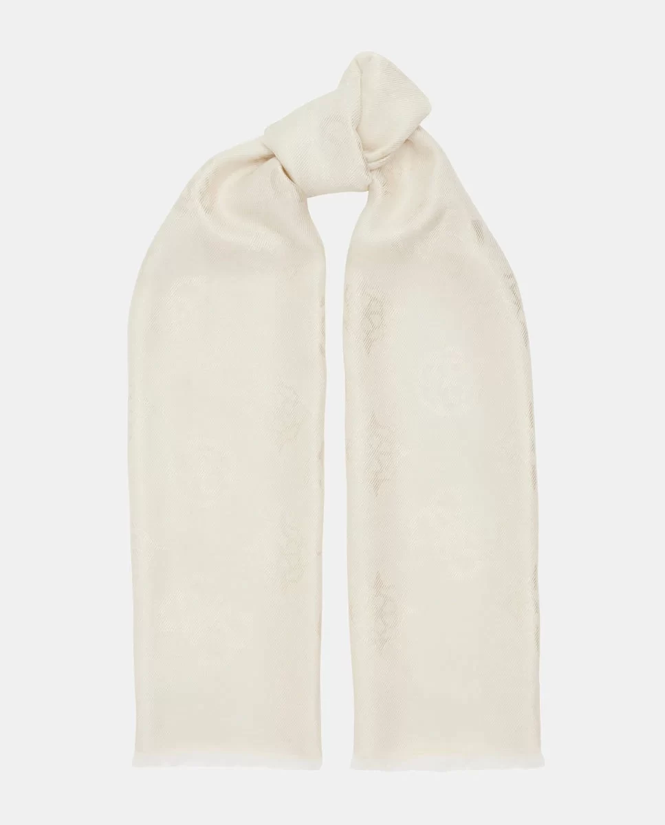 Guess Scarf 75X180 Kadın Beyaz Şal AW5250POL03-OFF