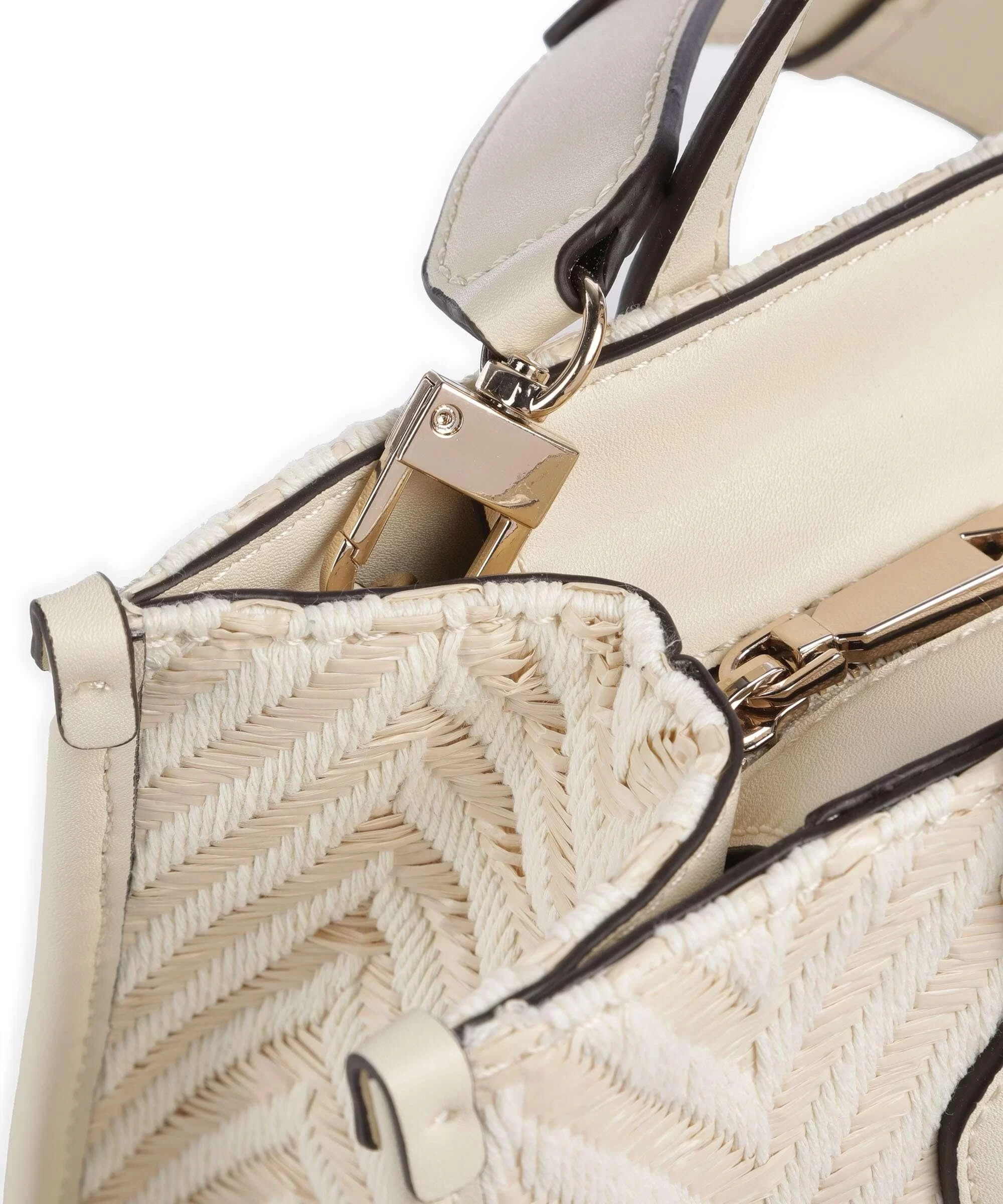 Guess Sılvana 2 Compartment Tote Kadın Beyaz El Çantası HWCV8665220-OFF