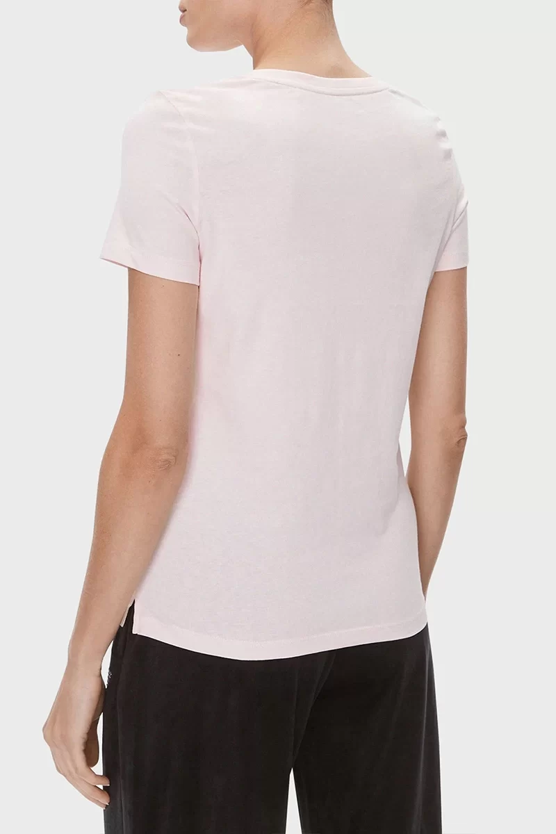 Guess Ss Cn Orıgınal Tee Kadın Pembe T-Shirt W1YI1BI3Z14-A60W