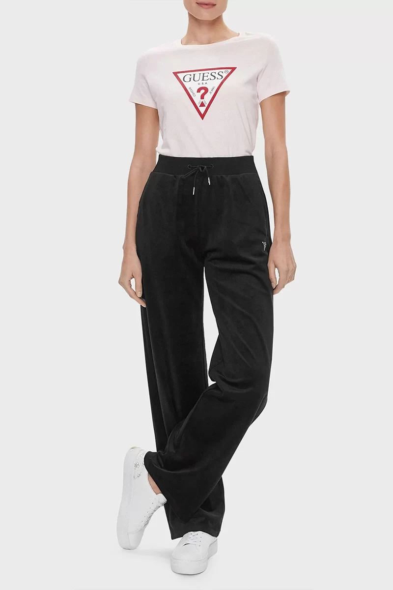 Guess Ss Cn Orıgınal Tee Kadın Pembe T-Shirt W1YI1BI3Z14-A60W