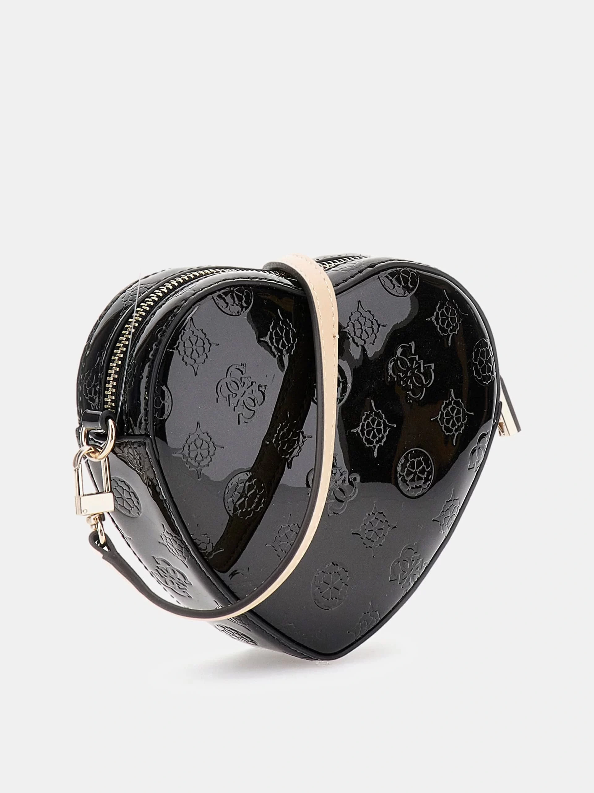 Guess Kadın Siyah Arnela Mini Kalp Çanta