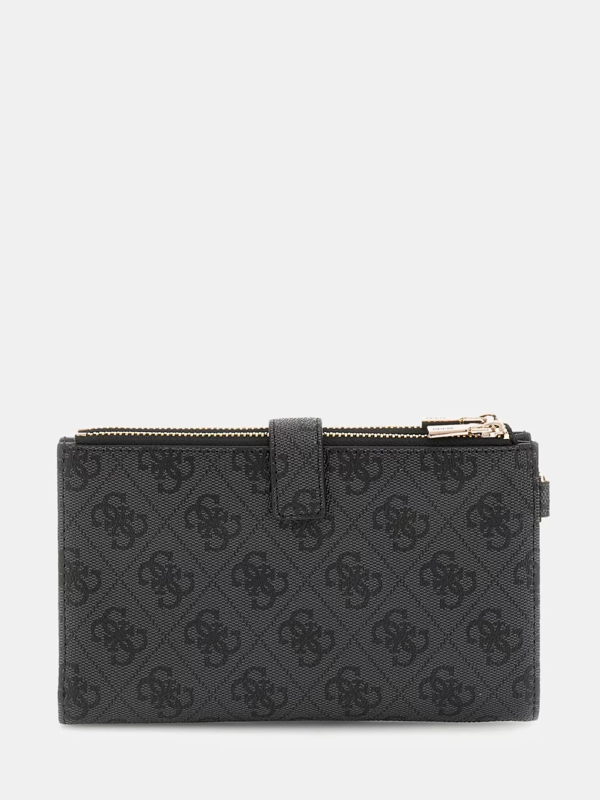 Guess Laurel Slg Dbl Zıp Organızer Kadın Antrasit Cüzdan SWSG8500157-CLO