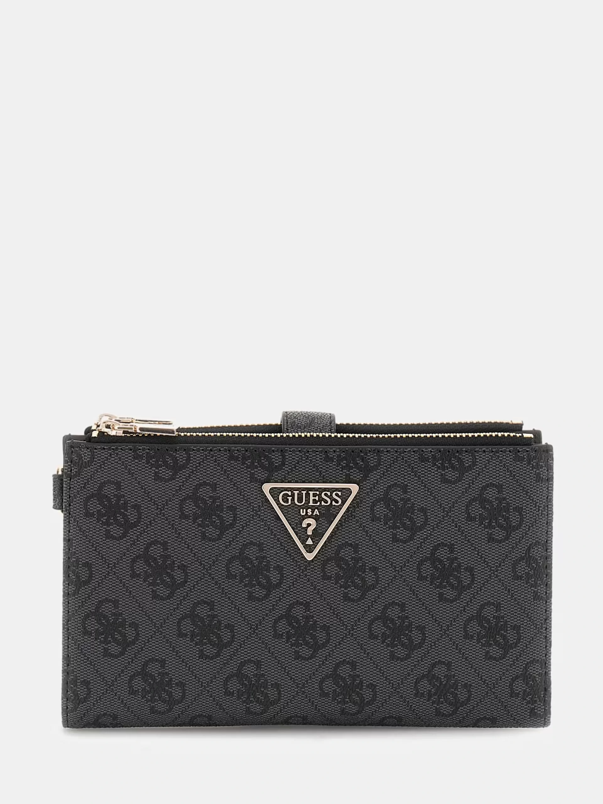 Guess Laurel Slg Dbl Zıp Organızer Kadın Antrasit Cüzdan SWSG8500157-CLO