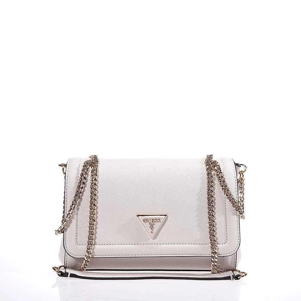 Guess Kadın Ekru Noelle Dönüştürülebilir Flap Crossbody Çan