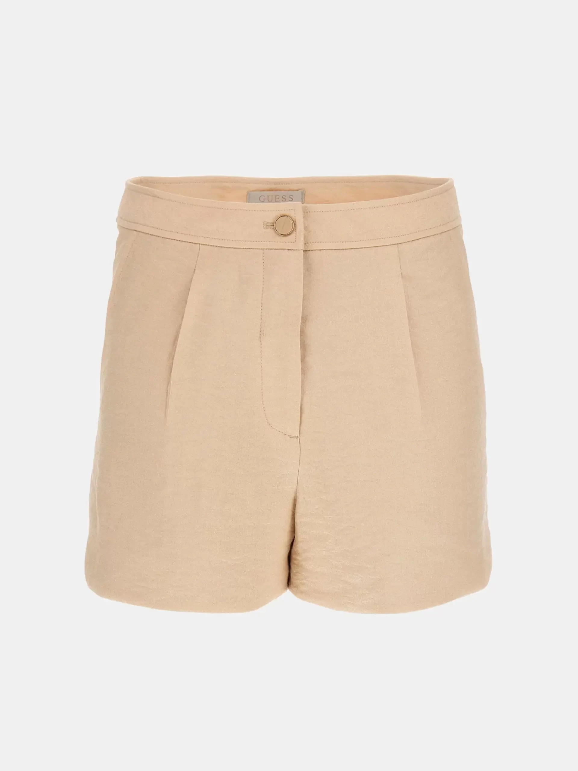 Guess Kadın Bej Camille Tailor Plise Şort