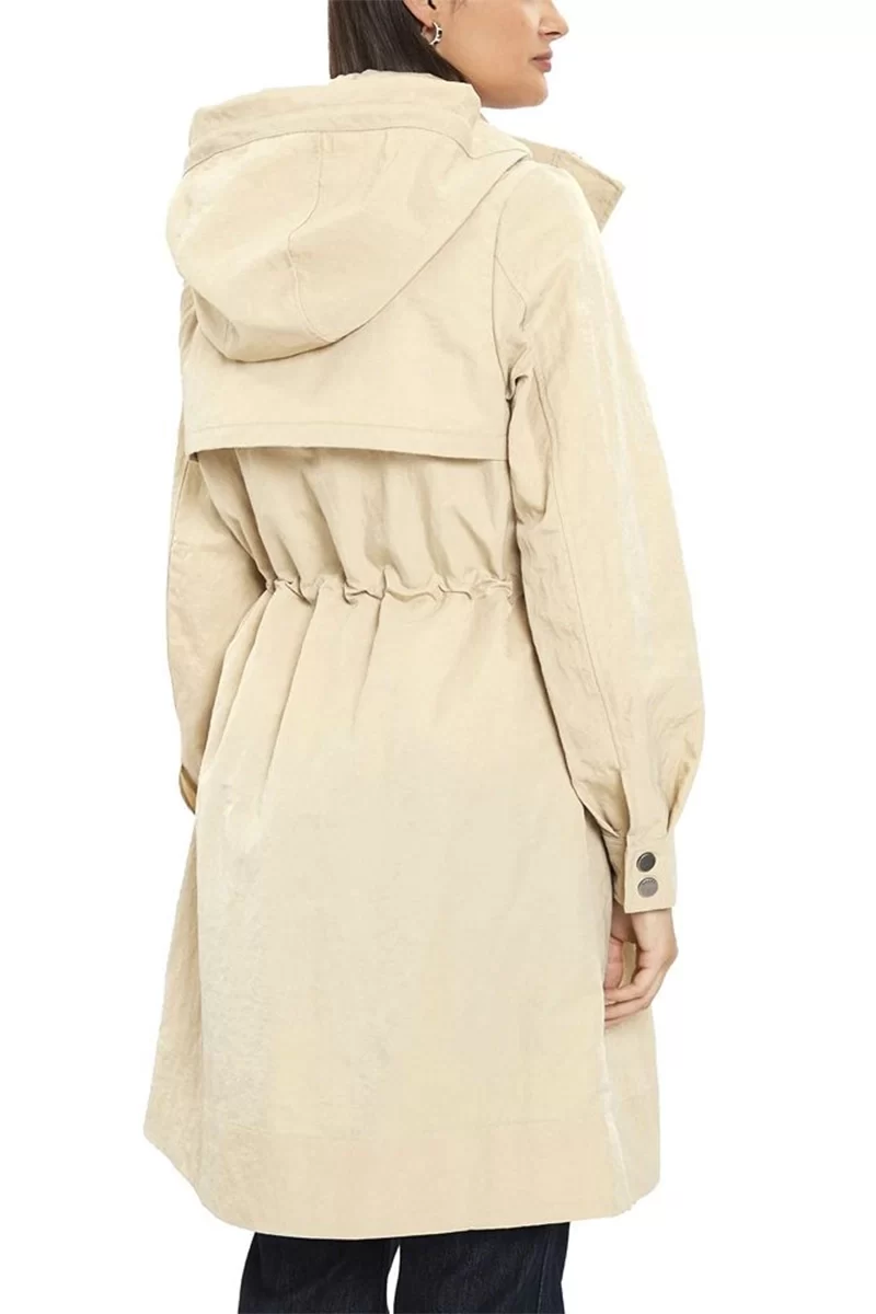 Guess Natasha Parka Detachable Vest Kadın Krem Trençkot W4YL24WGAW2-G1L7
