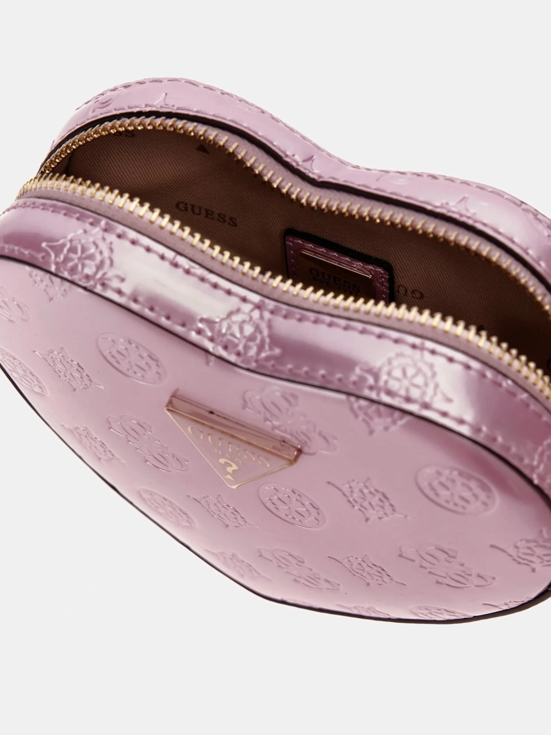 Guess Kadın Pembe Arnela Mini Kalp Çanta