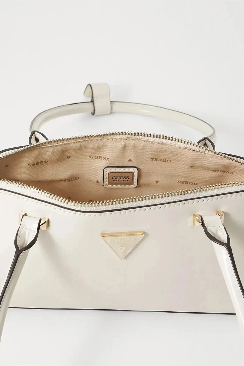 Guess Daryna Shoulder Satchel Kadın Ekru Omuz Çantası HWVG9493080-BON