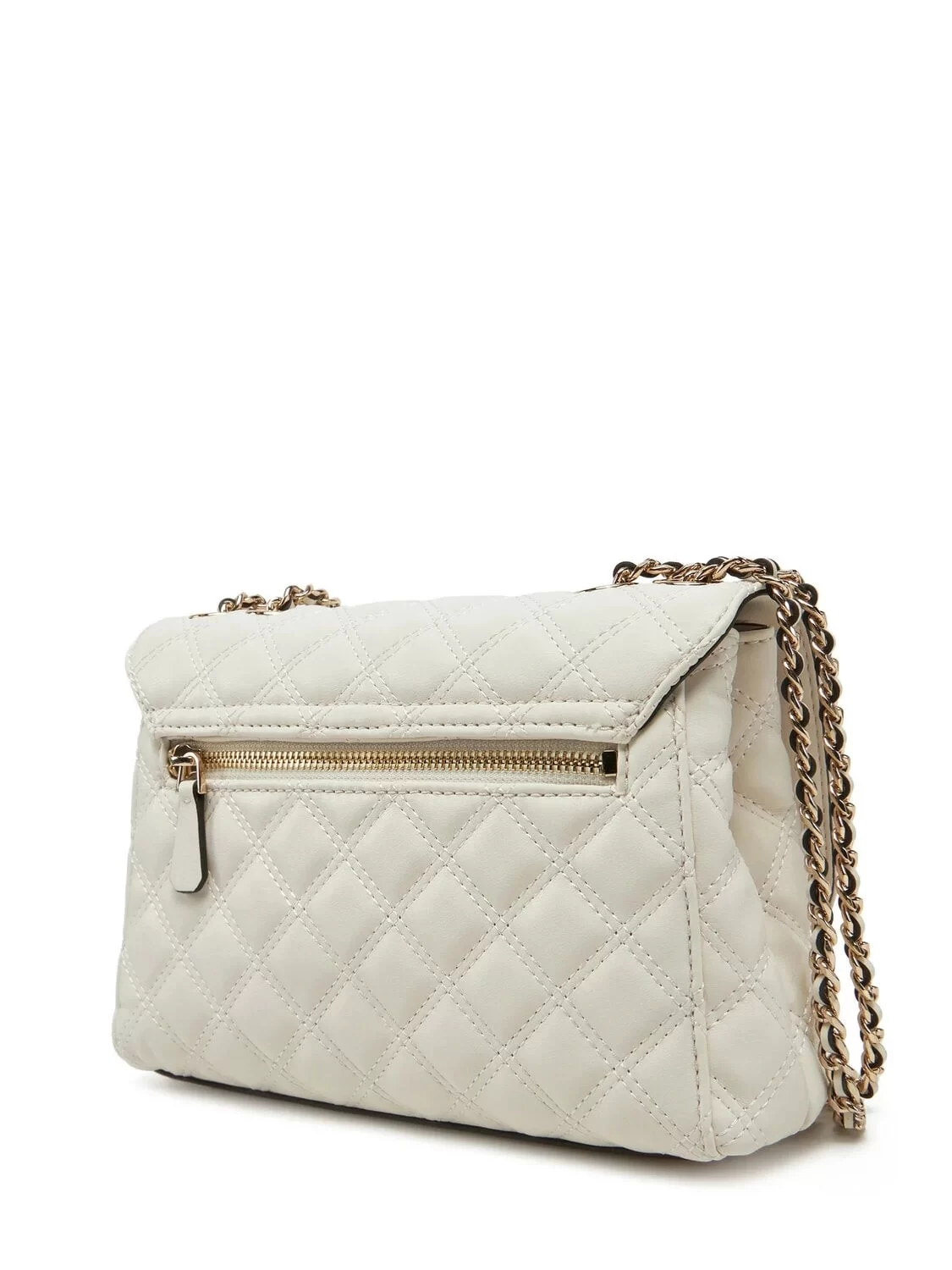 Guess Gıully 2 Cmprtmnt Cnvrtble Flp Kadın Beyaz Çapraz Çanta HWQG8748200-OFF