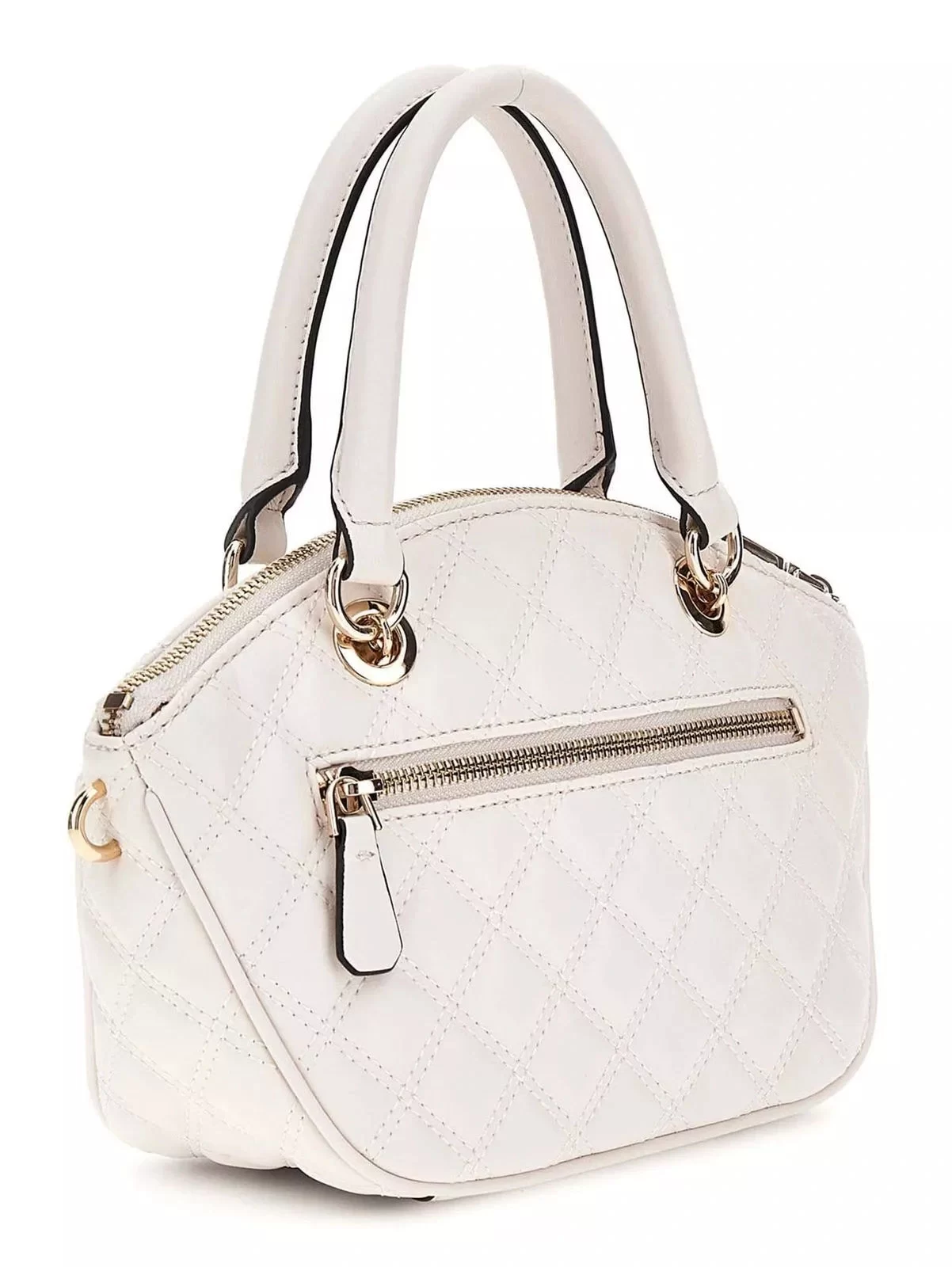 Guess Gıully Mını Satchel Kadın Beyaz Mini Çanta HWQG8748760-OFF