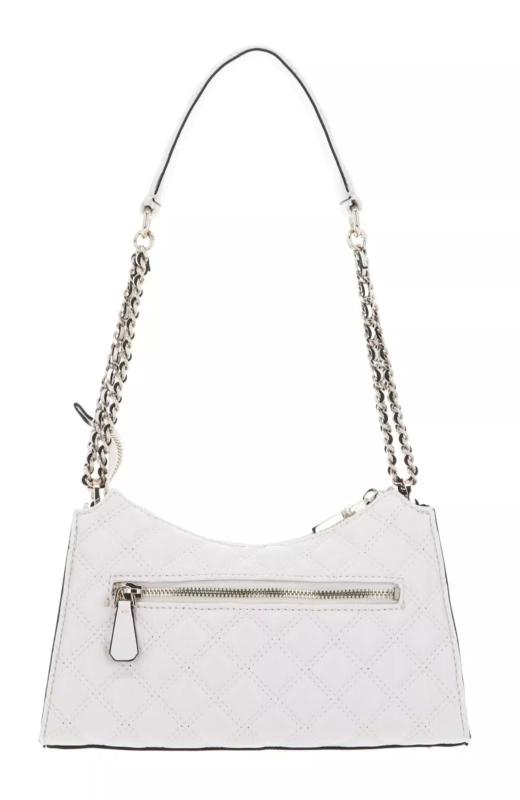 Guess Gıully Top Zıp Shoulder Bag Kadın Beyaz Omuz Çantası HWQG8748130-OFF