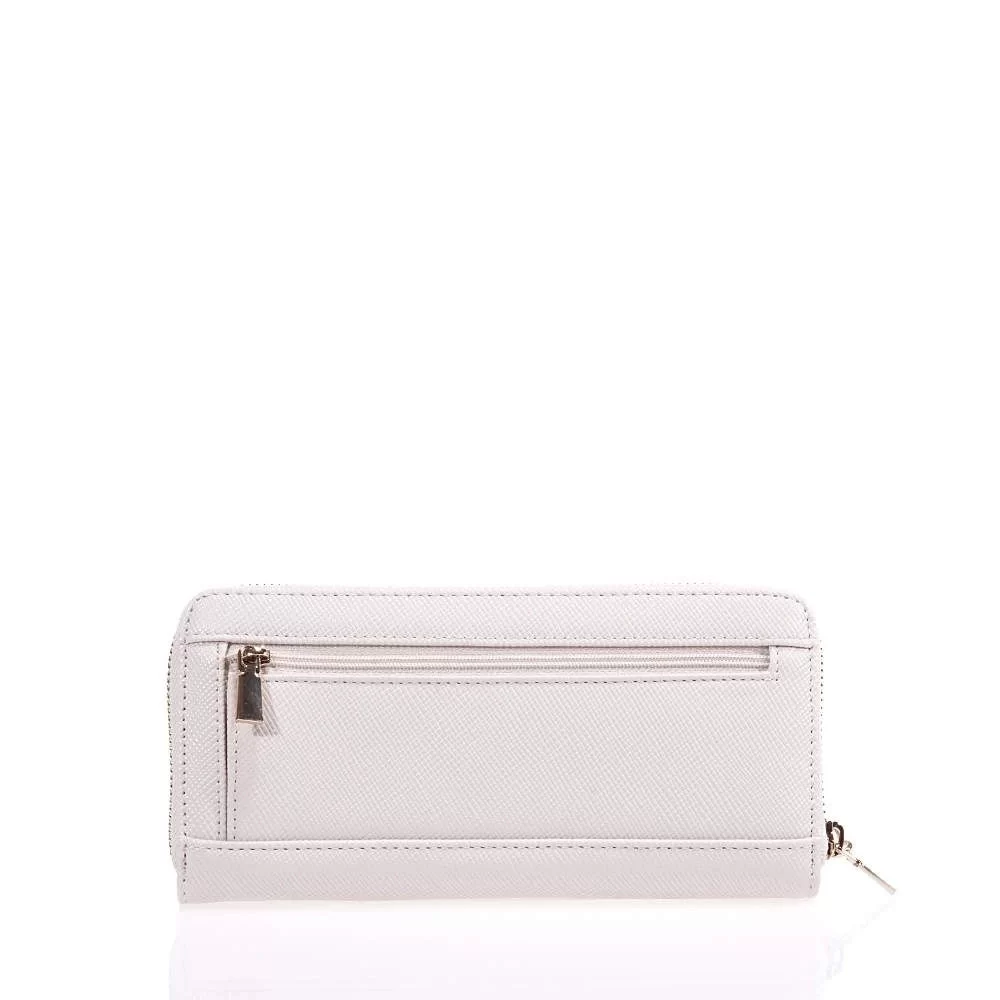 Guess Laurel Slg Large Zıp Around Kadın Ekru Cüzdan SWZG8500146-BON