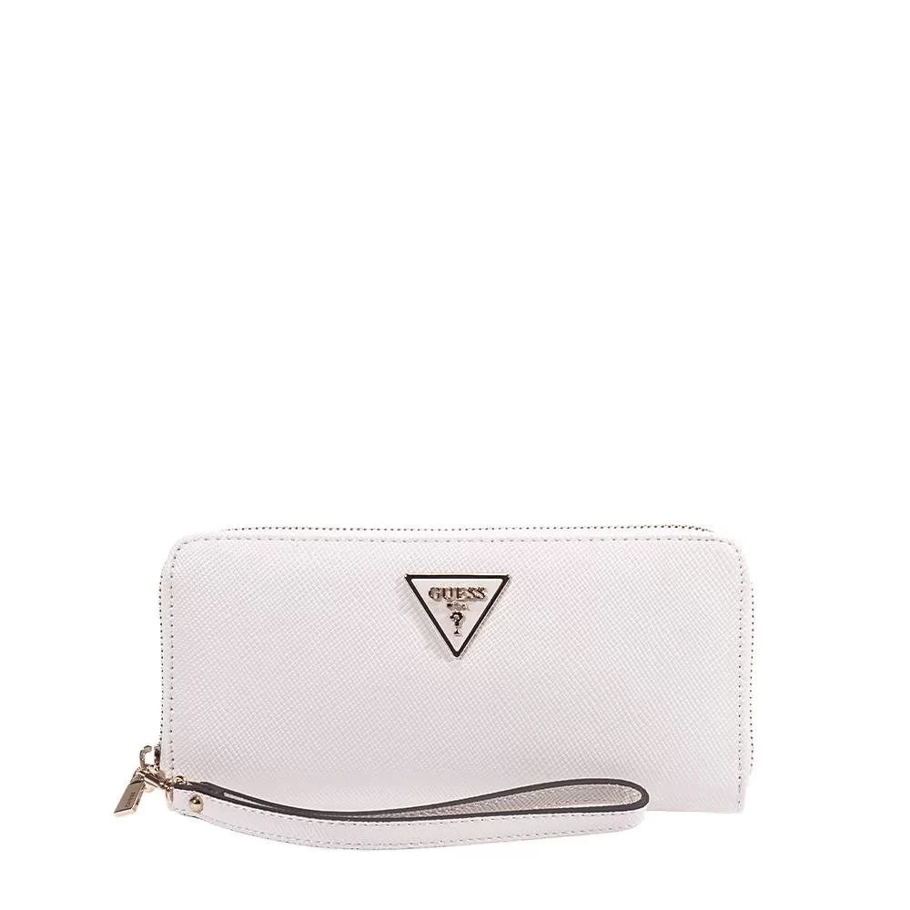 Guess Laurel Slg Large Zıp Around Kadın Ekru Cüzdan SWZG8500146-BON