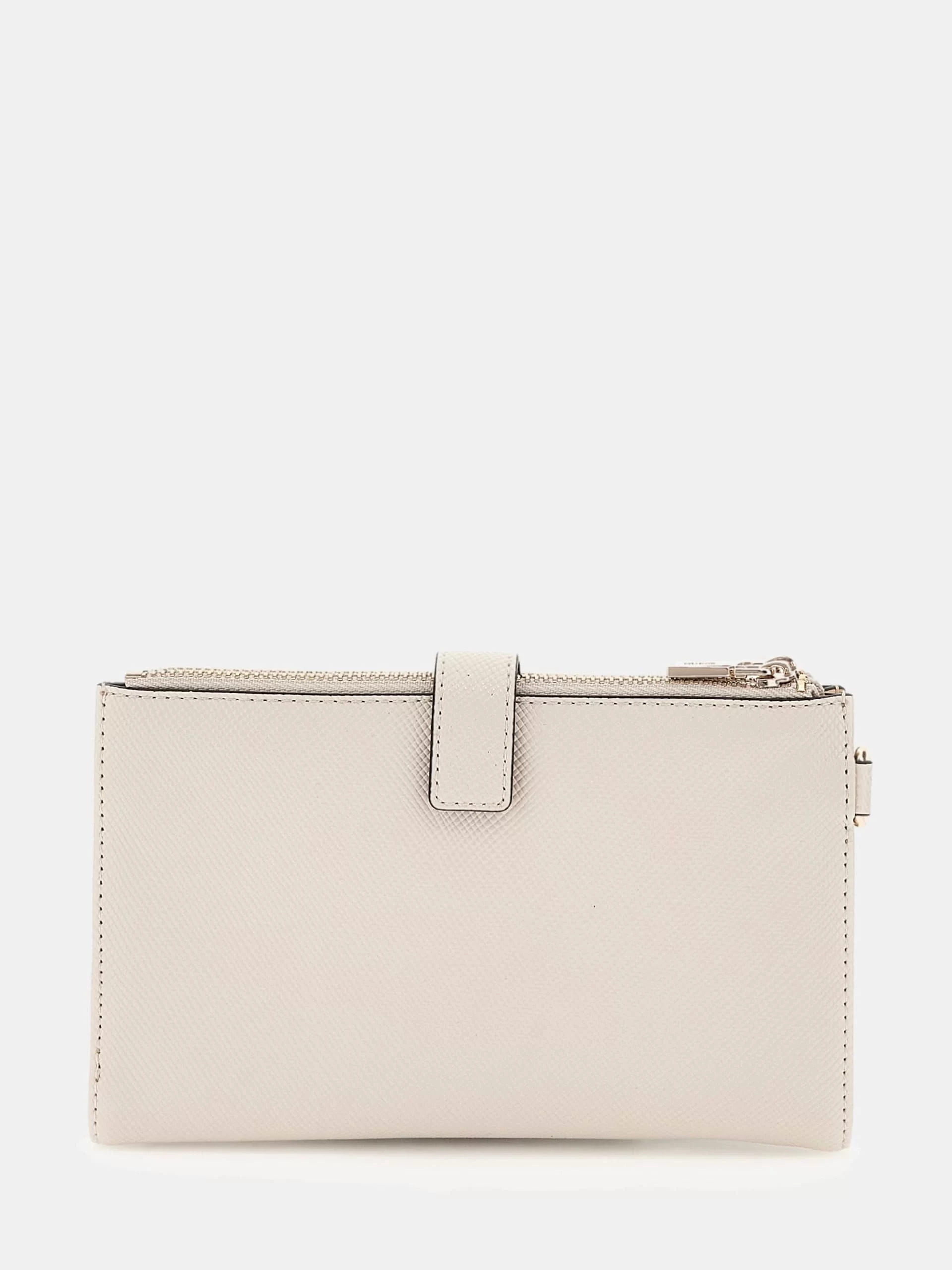 Guess Laurel Slg Dbl Zıp Organızer Kadın Ekru Cüzdan SWZG8500157-BON
