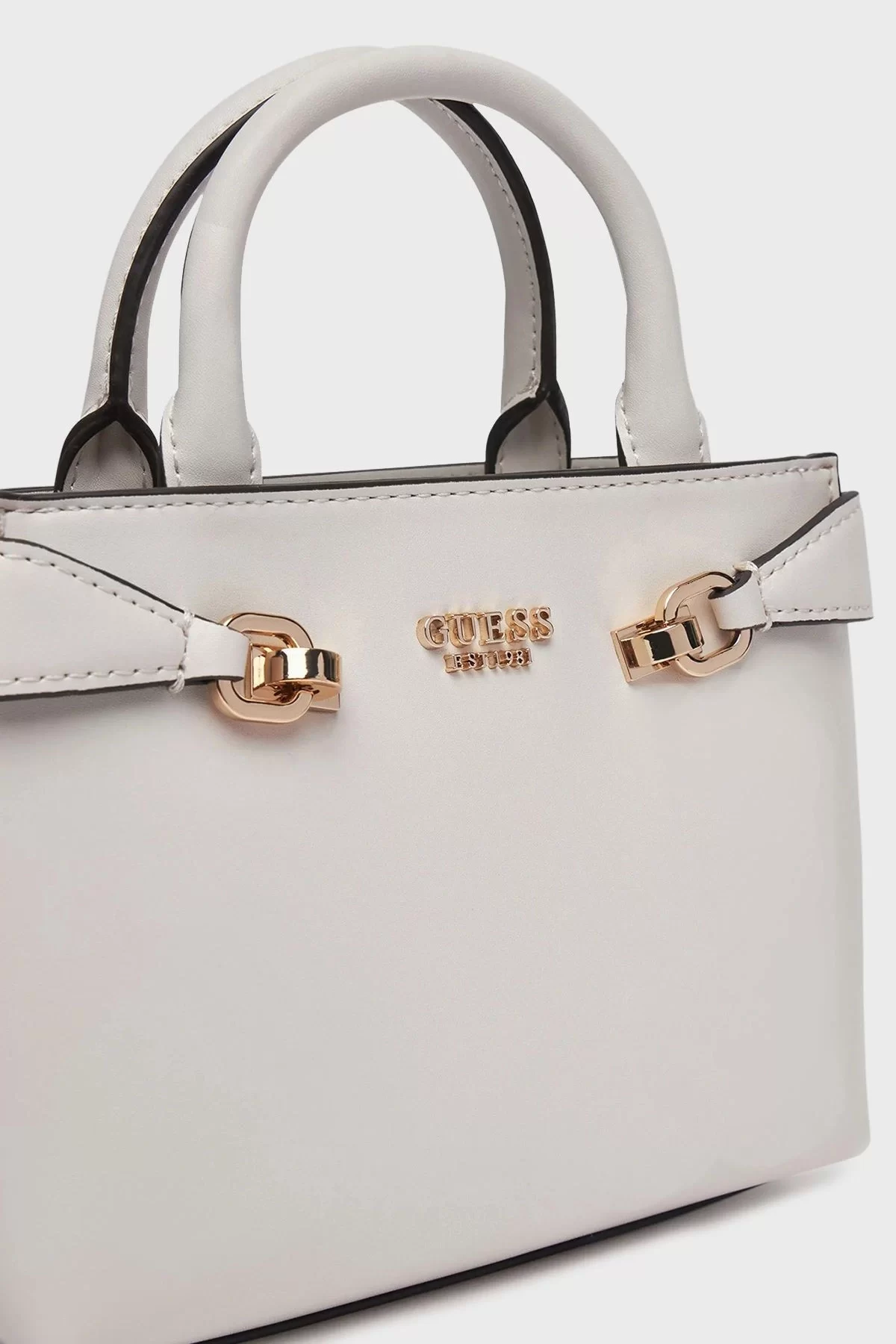 Guess Kadın Ekru Lorelei Mini Satchel Çanta