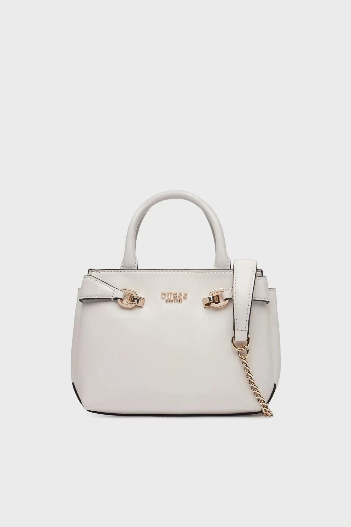 Guess Kadın Ekru Lorelei Mini Satchel Çanta
