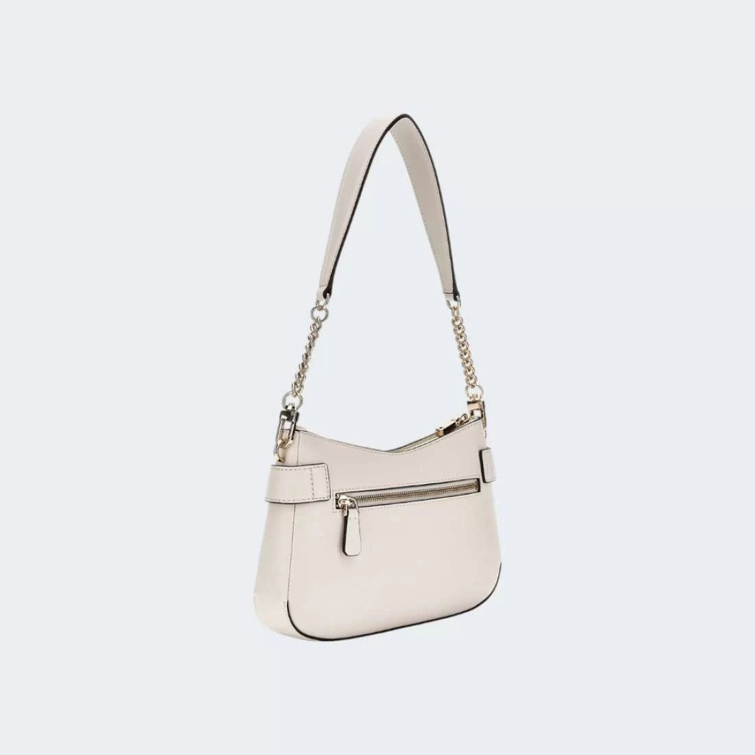 Guess Kadın Ekru Lorelei Üstten Fermuarlı Omuz Çantası