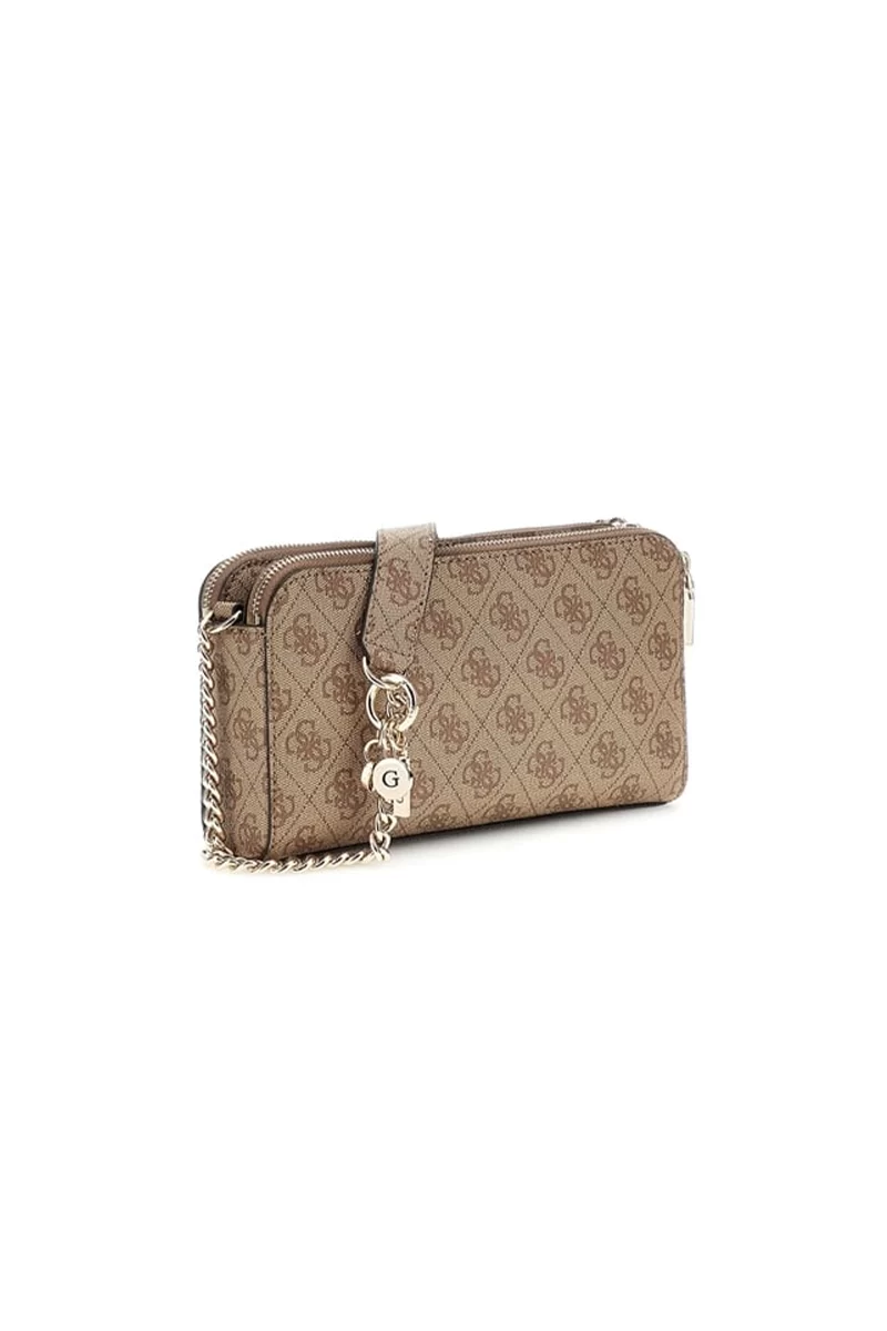 Guess Eco Erıca Status Crossbody Kadın Kahverengi Çapraz Çanta HWESG951012-LTL