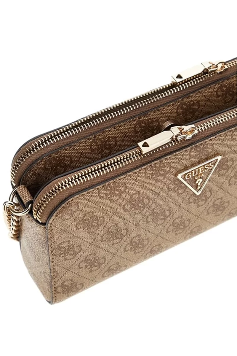 Guess Eco Erıca Status Crossbody Kadın Kahverengi Çapraz Çanta HWESG951012-LTL