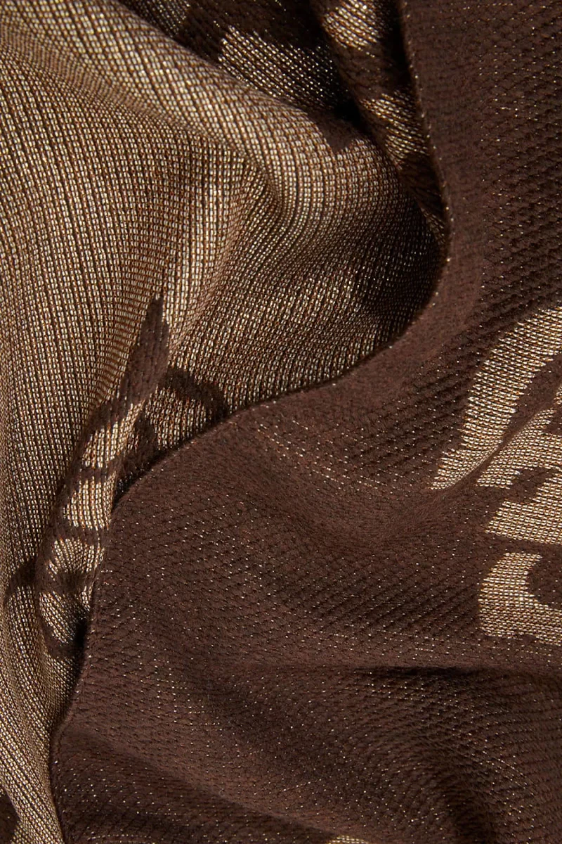 Guess Scarf Jacquard 80X180 Kadın Kahverengi Şal AW5190POL03-BRO