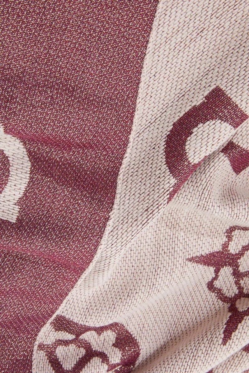 Guess Scarf Jacquard 80X180 Kadın Pembe Şal AW5190POL03-ROS