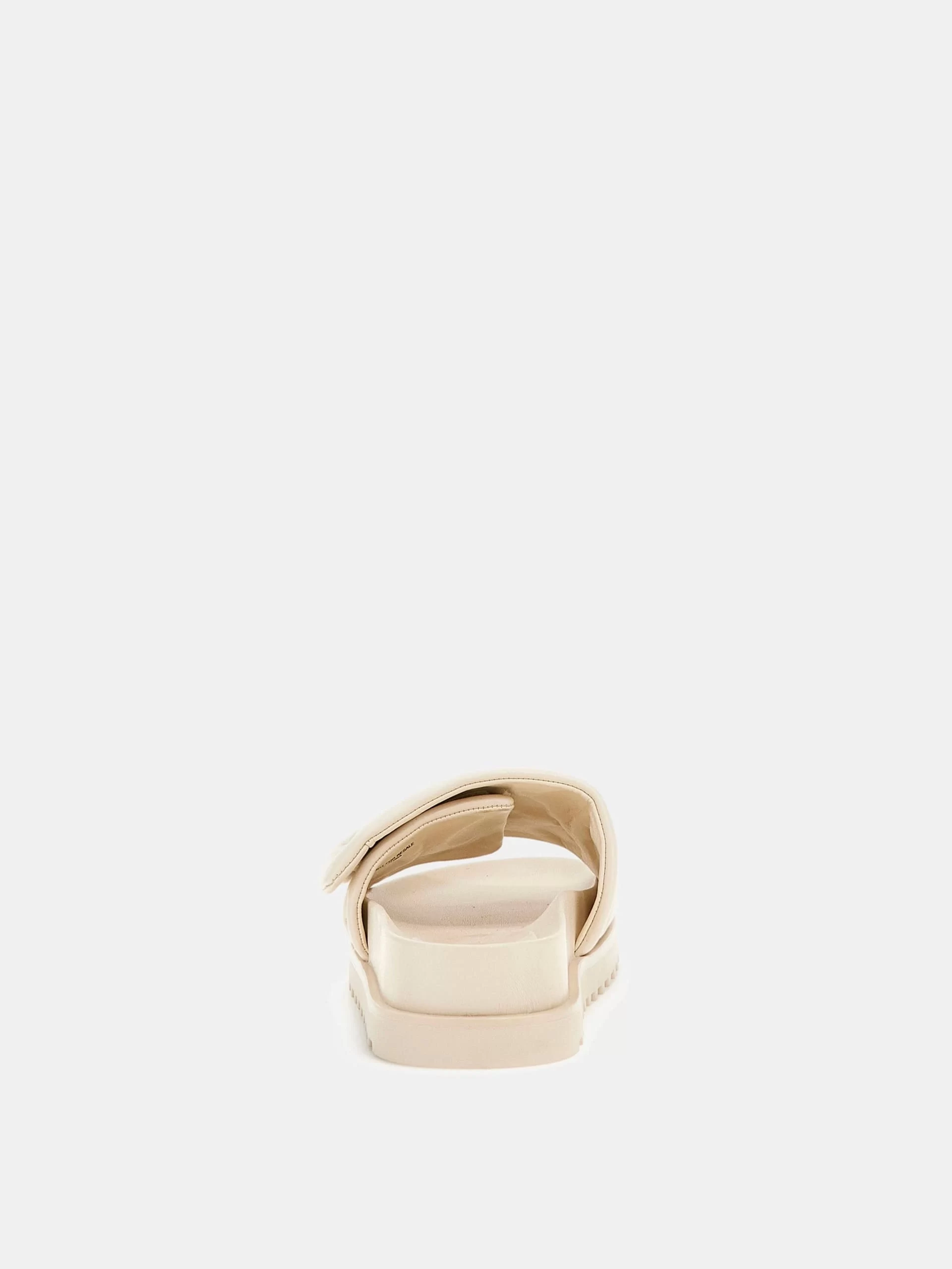 Guess Kadın Fabio 4G ve Peony Logolu Krem Terlik