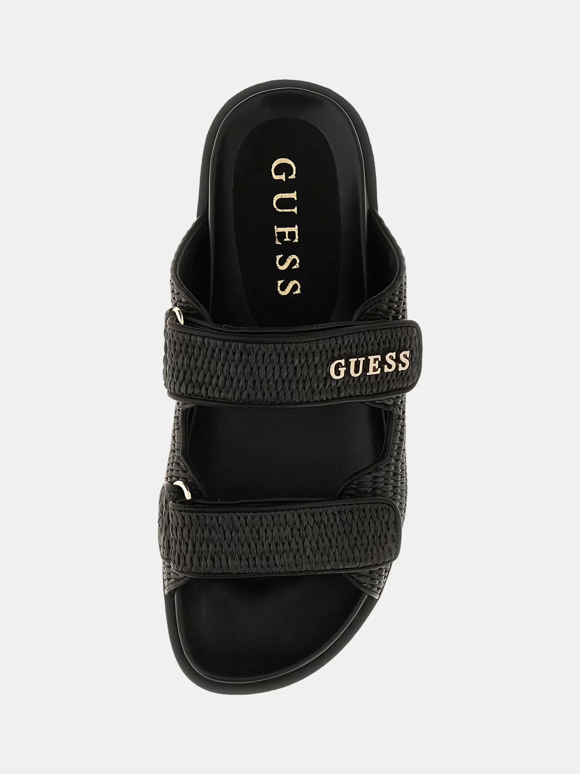 Guess Kadın Siyah Fadeliza Siyah Çift Bantlı Terlik