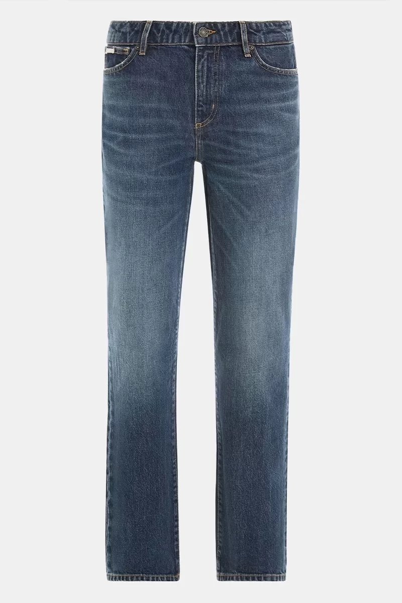 Guess jeans Gj G08 Mıd Rıse Straıght Kadın Mavi Jeans W4YA98D5FC1-GJEW