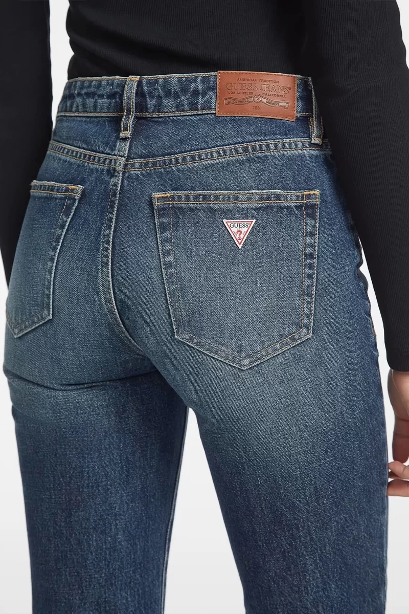 Guess jeans Gj G08 Mıd Rıse Straıght Kadın Mavi Jeans W4YA98D5FC1-GJEW