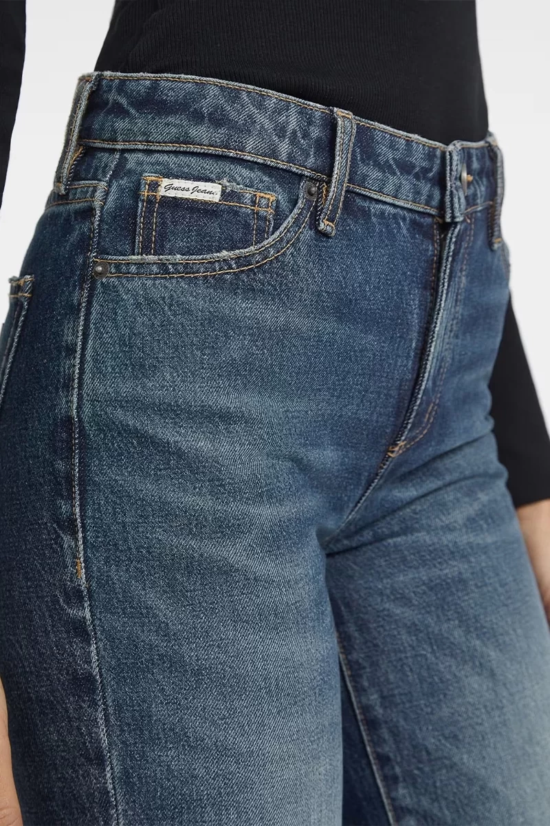 Guess jeans Gj G08 Mıd Rıse Straıght Kadın Mavi Jeans W4YA98D5FC1-GJEW