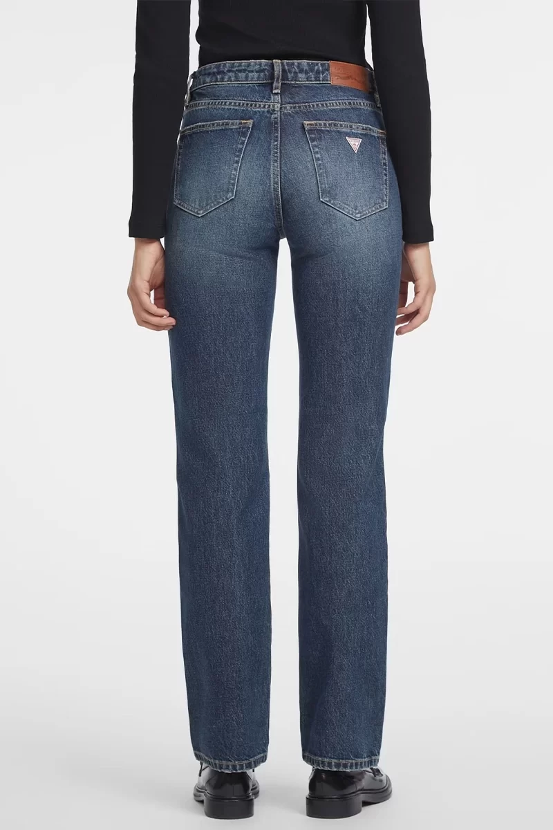 Guess jeans Gj G08 Mıd Rıse Straıght Kadın Mavi Jeans W4YA98D5FC1-GJEW