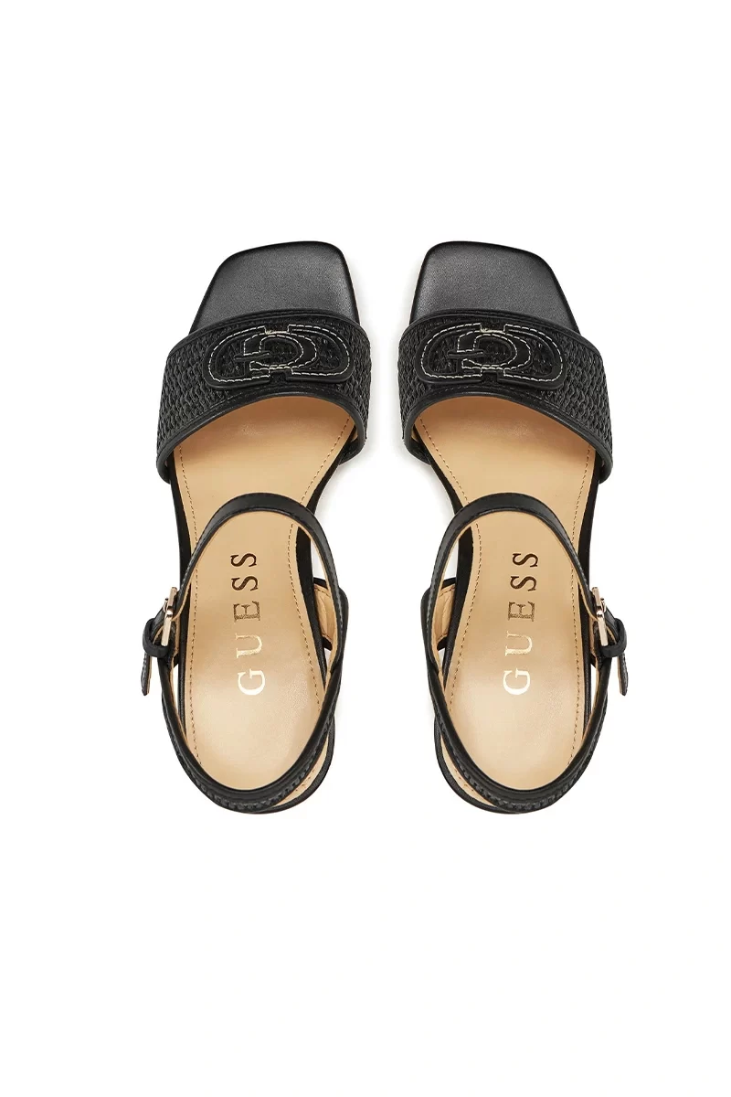 Guess Ganıka Kadın Siyah Sandalet FLJGNKFAB03-BLACK