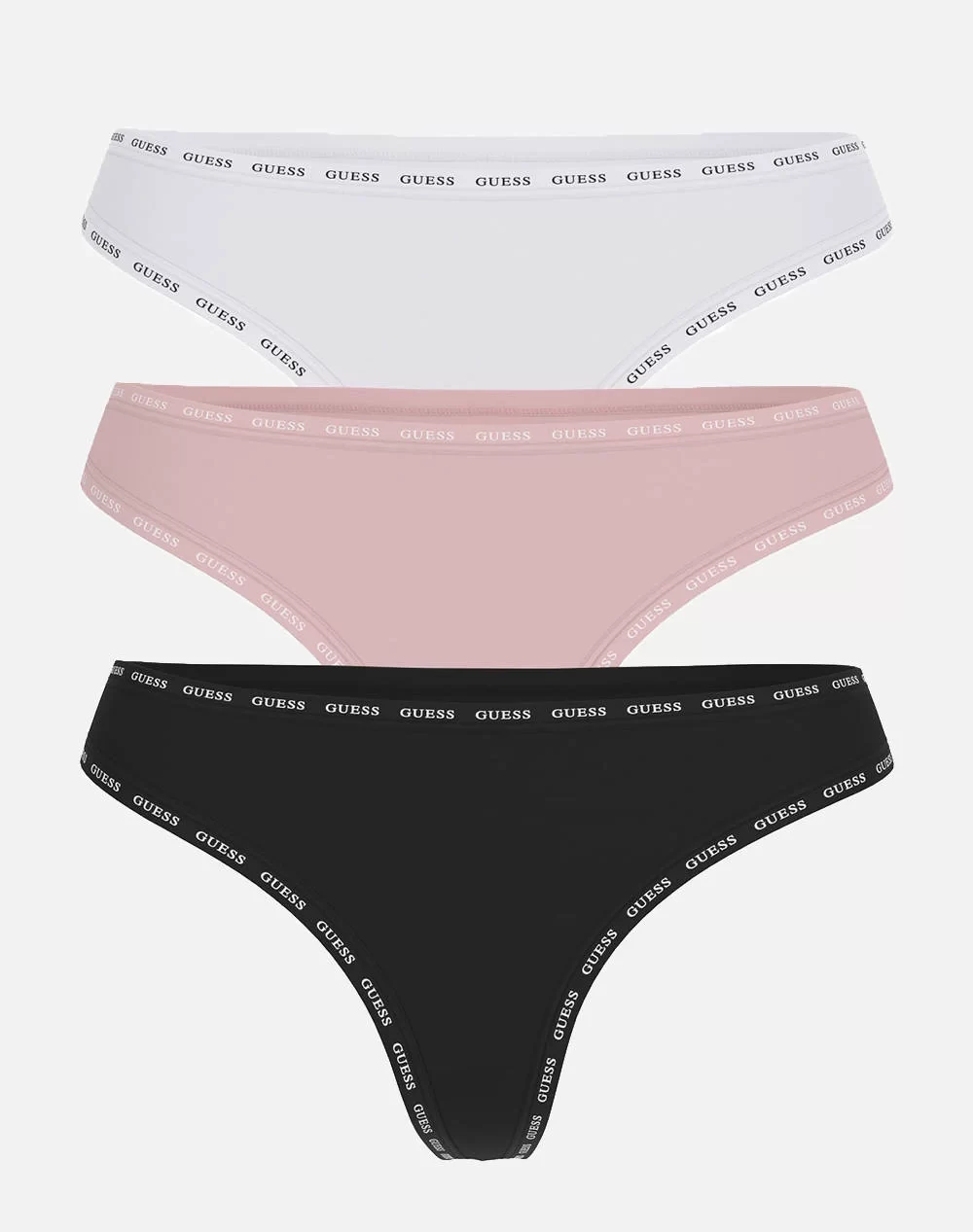 Guess 3 Pack Basıc Thong Kadın Çok Renkli İç Çamaşırı O5RG13K6YW1-F68S