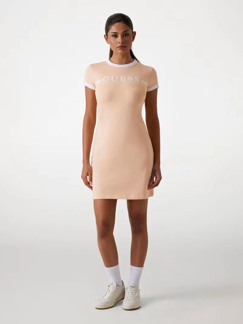 Guess Actıve Ss Dress Kadın Pembe Elbise V5GK02KCQX1-G6J4