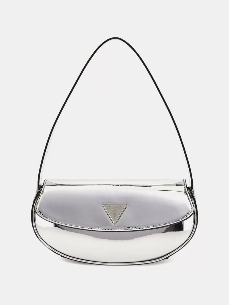 Guess Arnela Flap Shoulder Bag Kadın Gri Omuz Çantası HWMY9496780-SIL