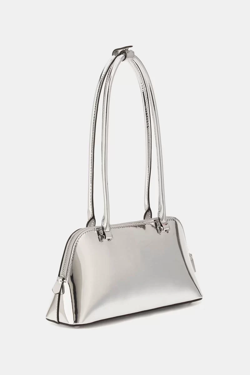 Guess Arnela Shoulder Satchel Kadın Gri Omuz Çantası HWMY9496080-SIL
