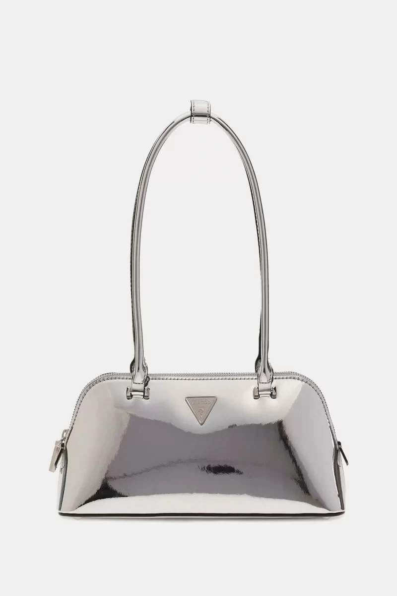 Guess Arnela Shoulder Satchel Kadın Gri Omuz Çantası HWMY9496080-SIL
